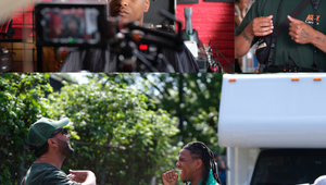 Behind the scenes - actor Rell B Free & director Justin Jeffers